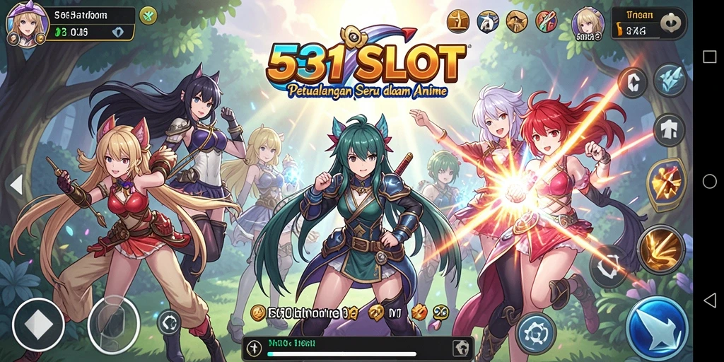 Menampilkan gameplay seru dan karakter anime favorit.