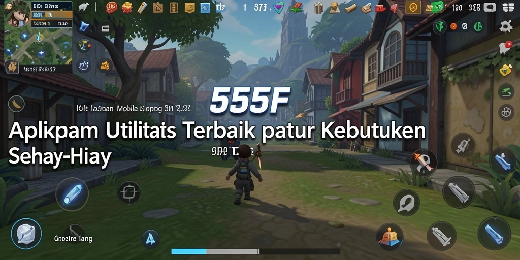 Tangkapan layar aplikasi 555F yang menunjukkan antarmuka pengguna yang intuitif.