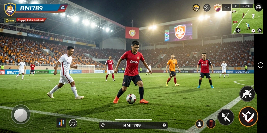 Tampilan gameplay menegangkan dan seru dalam BNI789.