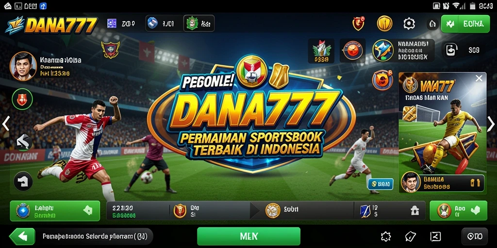 Screenshot DANA777 menampilkan antarmuka taruhan yang menarik dan interaktif.