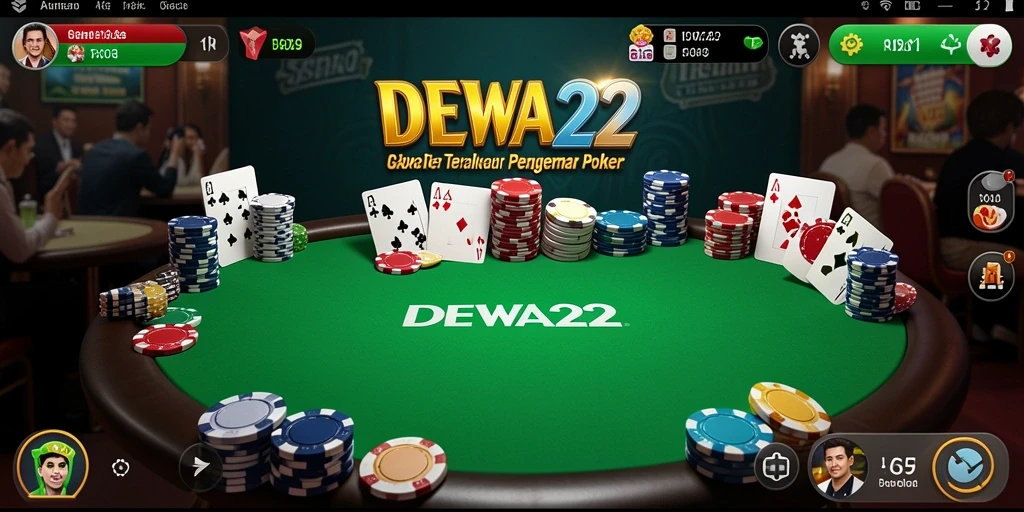 Tampilan game Poker DEWA22 dengan grafis menawan.