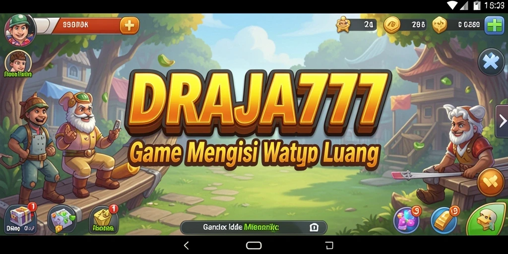 Tampilan gameplay DRAJA777 yang sederhana dan menarik.