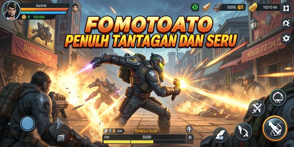 Gameplay seru dan menegangkan dalam FOMOTOTO.