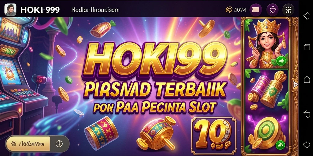 Screenshot HOKI99 menampilkan gameplay Slot yang seru dan penuh warna.