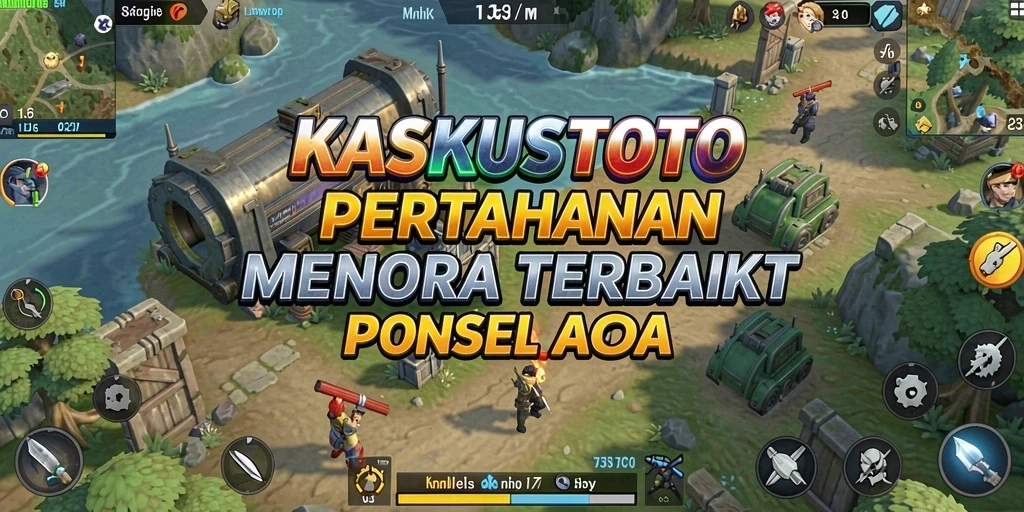 Screenshot KASKUSTOTO menampilkan aksi seru Tower Defense dengan strategi menara yang cerdas.