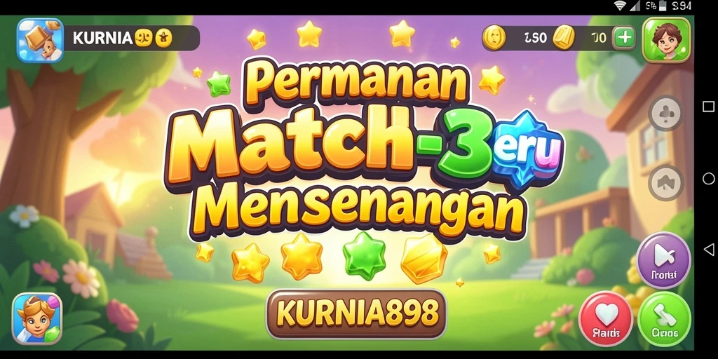 Tangkapan layar gameplay <strong>KURNIA898</strong> menampilkan aksi mencocokkan yang seru.
