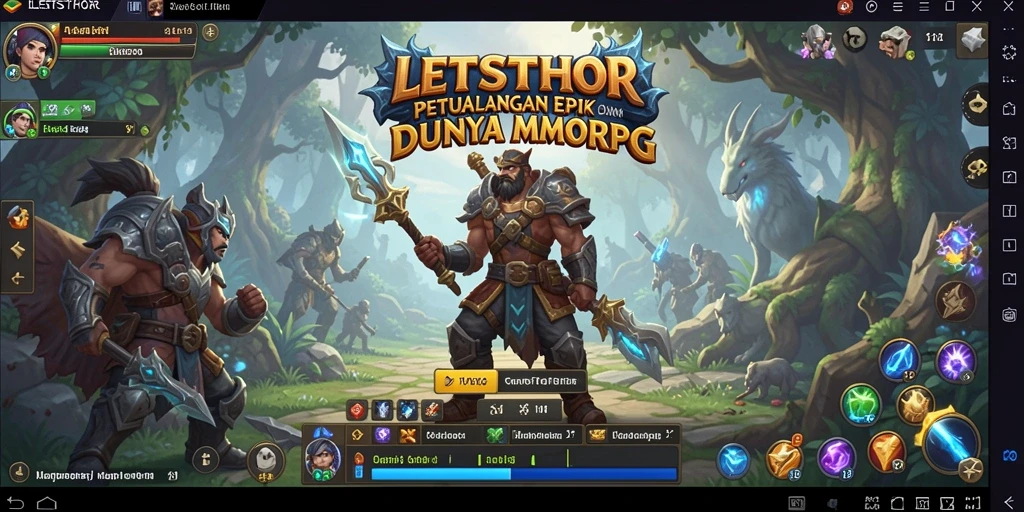 Gameplay menarik dari LETSTHOR dengan aksi petualangan yang seru.