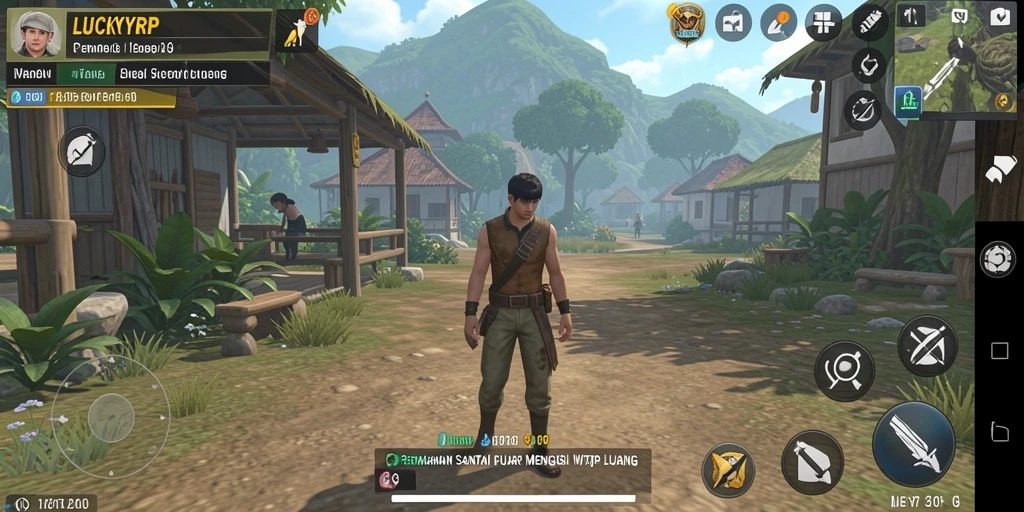 Screenshot gameplay <strong>LUCKYRP</strong> menampilkan pengalaman bermain yang menyenangkan.