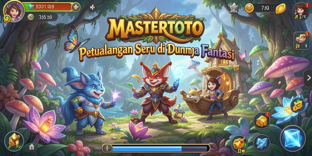 Gameplay seru dengan grafik menarik di MASTERTOTO.