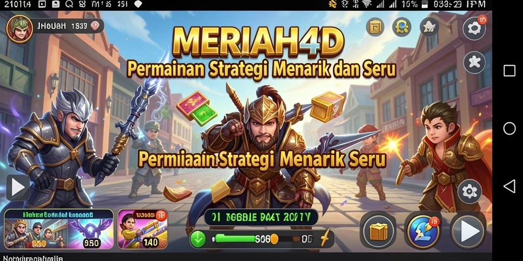 Gameplay seru dan strategi mendalam di MERIAH4D.