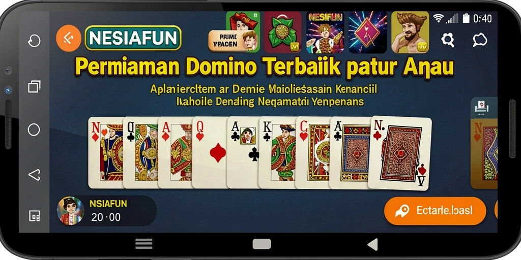 Tampilan gameplay NESIAFUN dengan antarmuka yang menarik.
