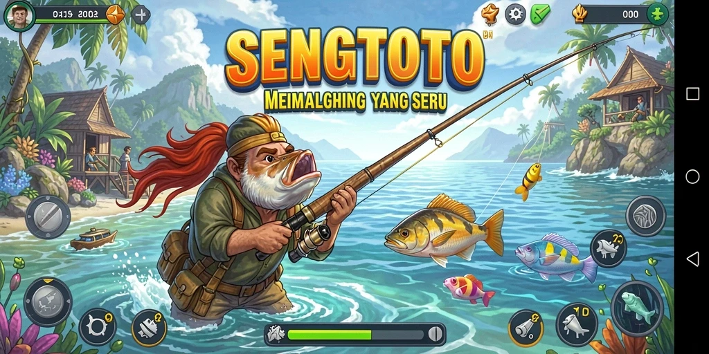 Tangkapan ikan besar dalam gameplay SENGTOTO yang menarik.