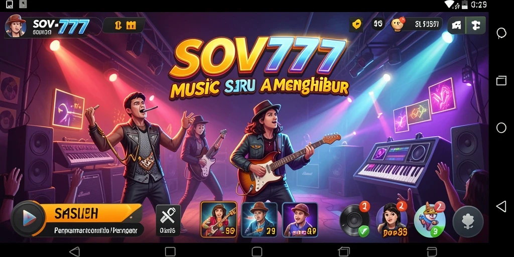 Tampilan gameplay SOV777 yang dinamis dan penuh warna.