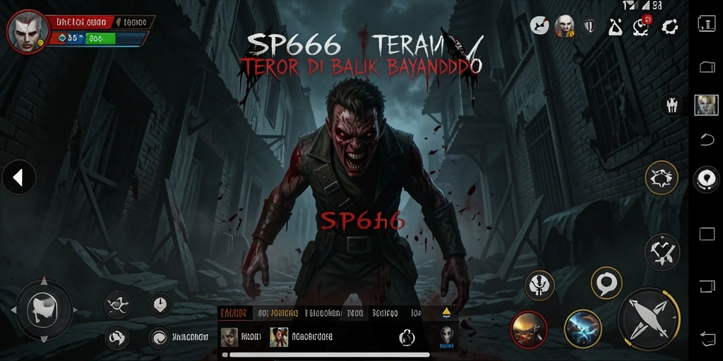 Tampilan gameplay menyeramkan dari SP666 yang mencekam.