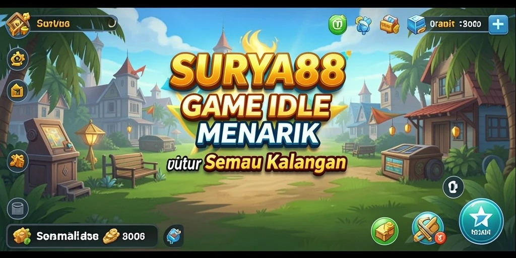 Tampilan gameplay SURYA88 menampilkan keseruan dan interaksi antar karakter.
