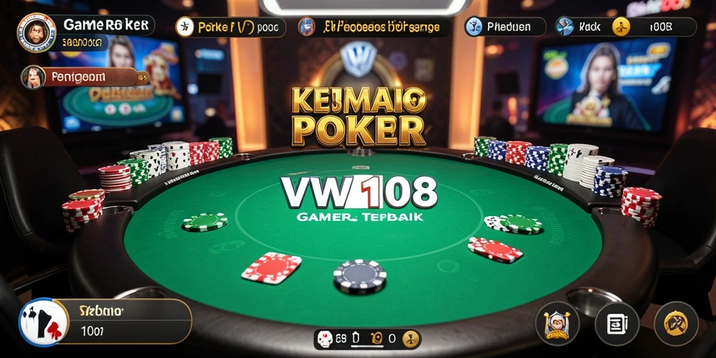 Tangkap momen mendebarkan saat bermain poker di VW108.