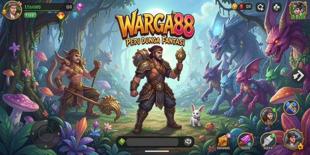 Gameplay WARGA88 yang mengasyikkan dengan grafis menawan.